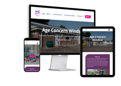 Age Concern Windsor Website Redesign Case Study